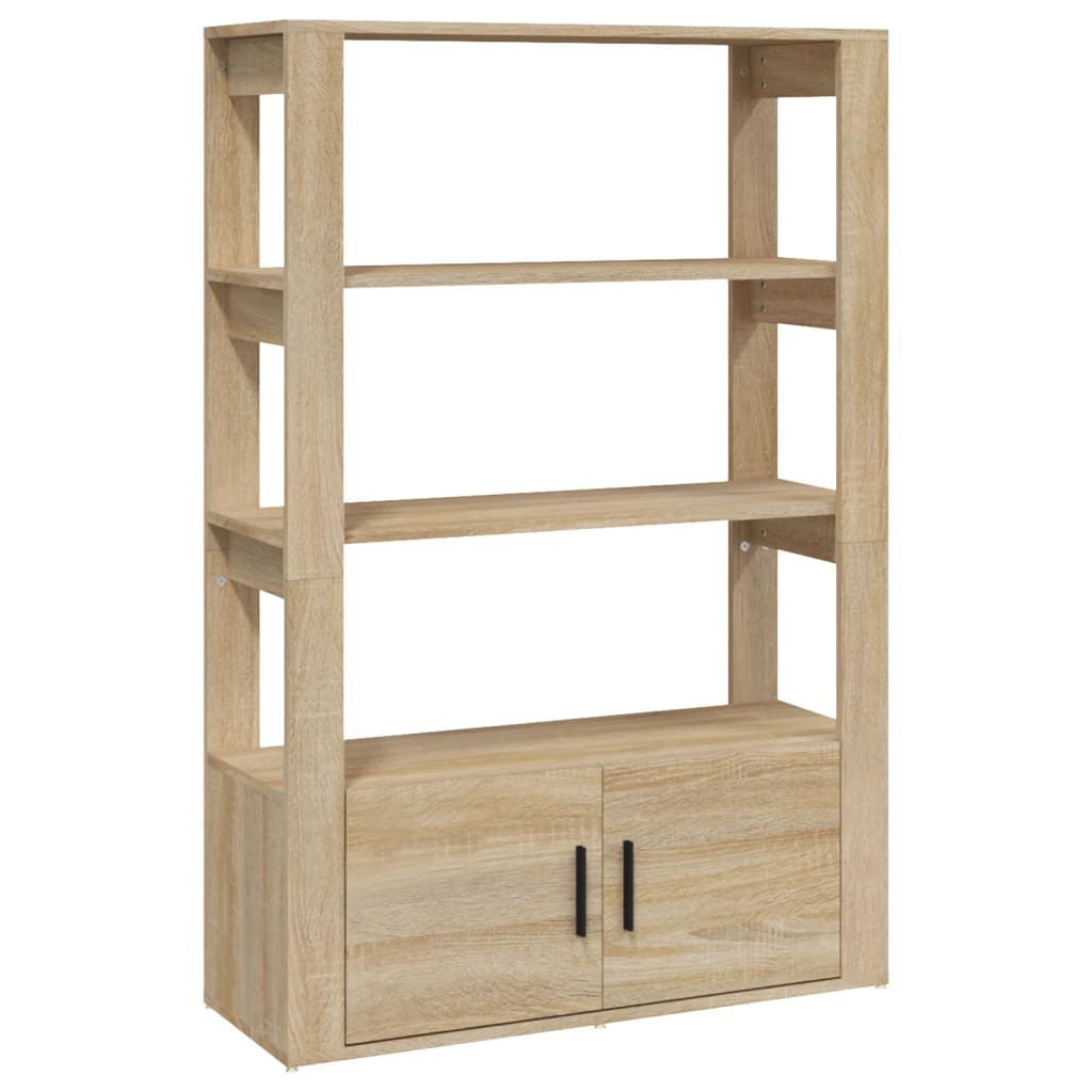 Sideboard Sonoma-Eiche 80x30x119,5 cm Holzwerkstoff