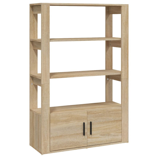 Sideboard Sonoma-Eiche 80x30x119,5 cm Holzwerkstoff