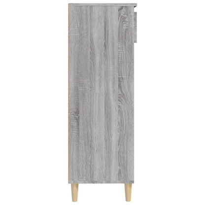 Schuhschrank Grau Sonoma 40x36x105 cm Holzwerkstoff