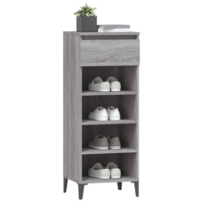 Schuhregal Grau Sonoma 40x36x105 cm Holzwerkstoff