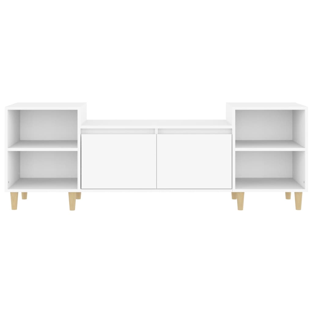 TV-Schrank Weiß 160x35x55 cm Holzwerkstoff