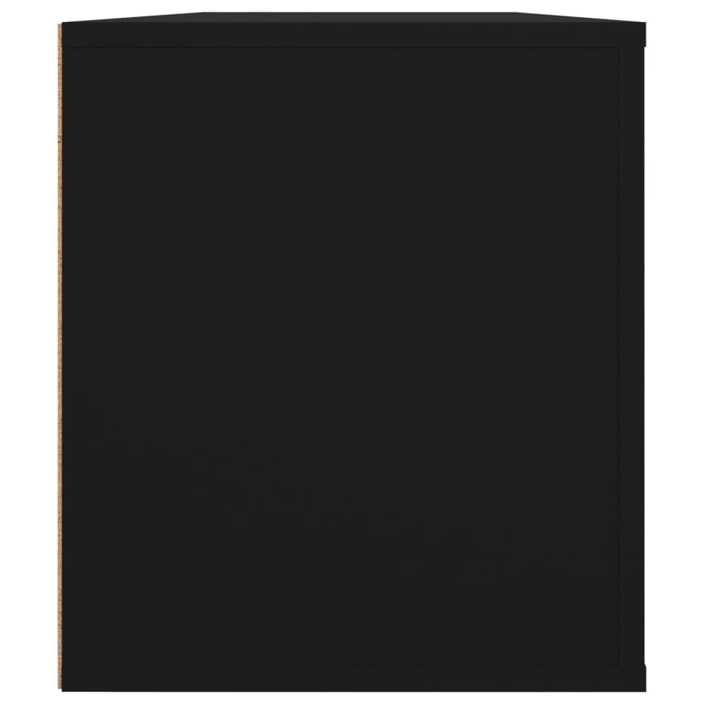 TV-Schrank Schwarz 100x35x40 cm Holzwerkstoff