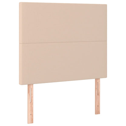 Boxspringbett mit Matratze & LED Cappuccino-Braun 90x190cm
