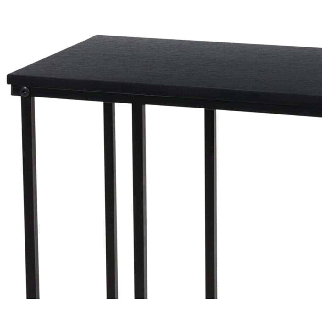 H&S Collection Beistelltisch mit MDF-Platte Schwarz