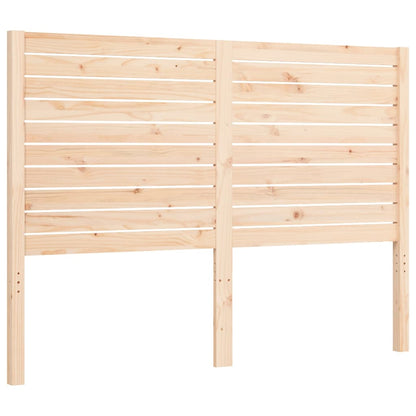 Massivholzbett mit Kopfteil