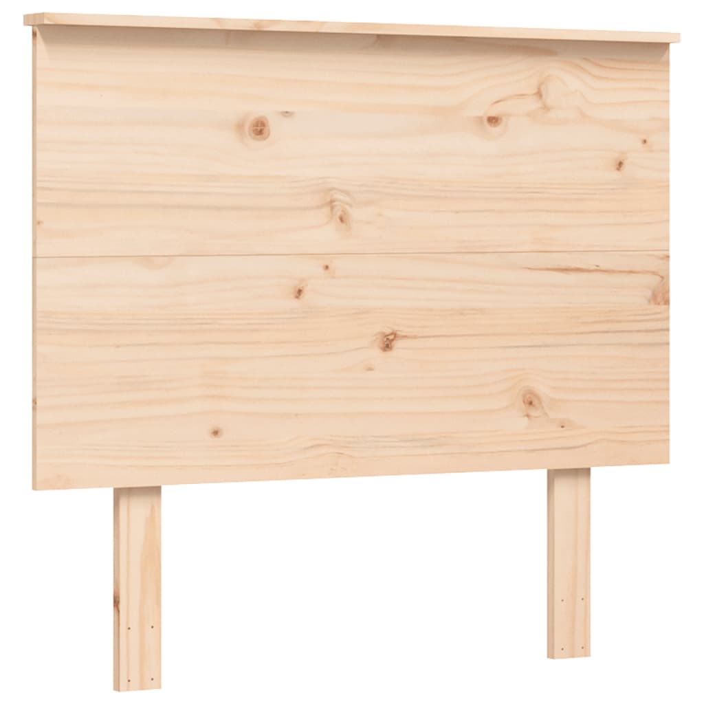 Massivholzbett mit Kopfteil 100x200 cm