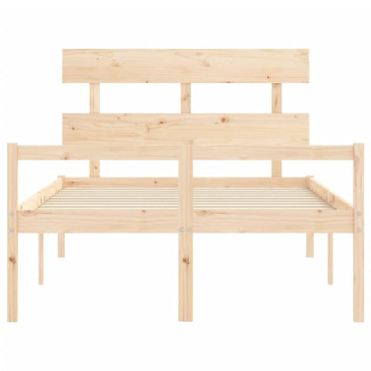 Seniorenbett mit Kopfteil 140x200 cm Massivholz