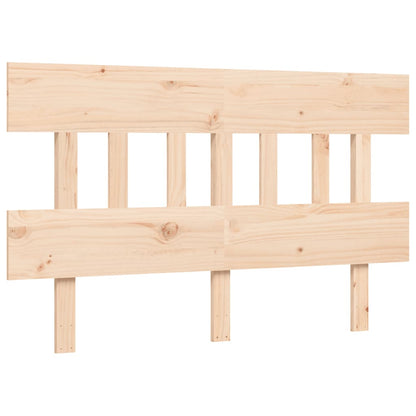 Seniorenbett mit Kopfteil 140x190 cm Massivholz