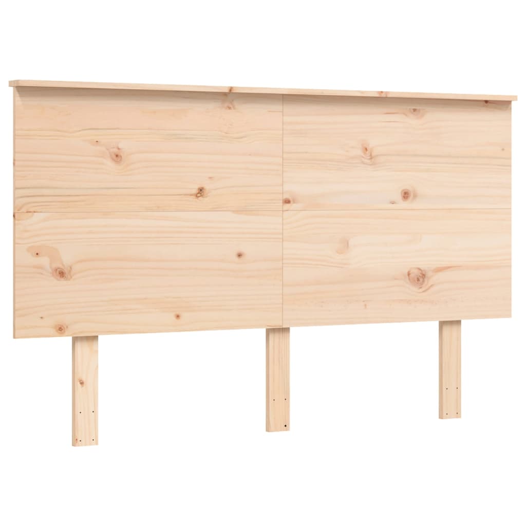 Seniorenbett mit Kopfteil 140x190 cm Massivholz
