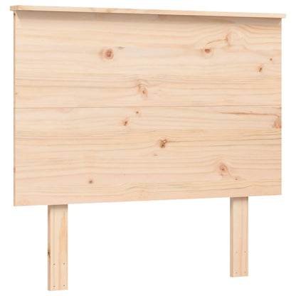 Seniorenbett mit Kopfteil 100x200 cm Massivholz