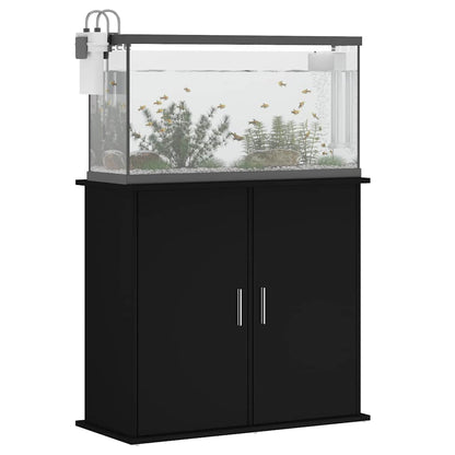 Aquariumständer Schwarz 81x36x73 cm Holzwerkstoff