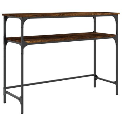 Konsolentisch Räuchereiche 100x35,5x75 cm Holzwerkstoff