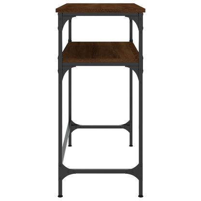 Konsolentisch Braun Eichen-Optik 75x35,5x75 cm Holzwerkstoff