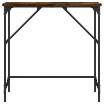 Konsolentisch Räuchereiche 75x32x75 cm Holzwerkstoff