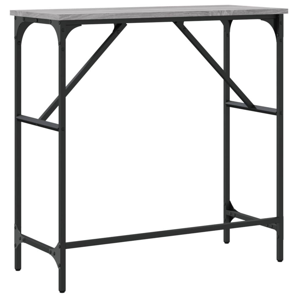 Konsolentisch Grau Sonoma 75x32x75 cm Holzwerkstoff