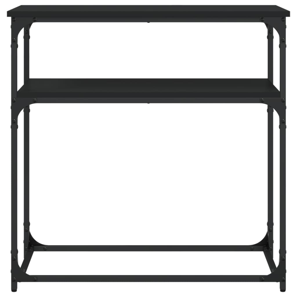 Konsolentisch Schwarz 75x35,5x75 cm Holzwerkstoff