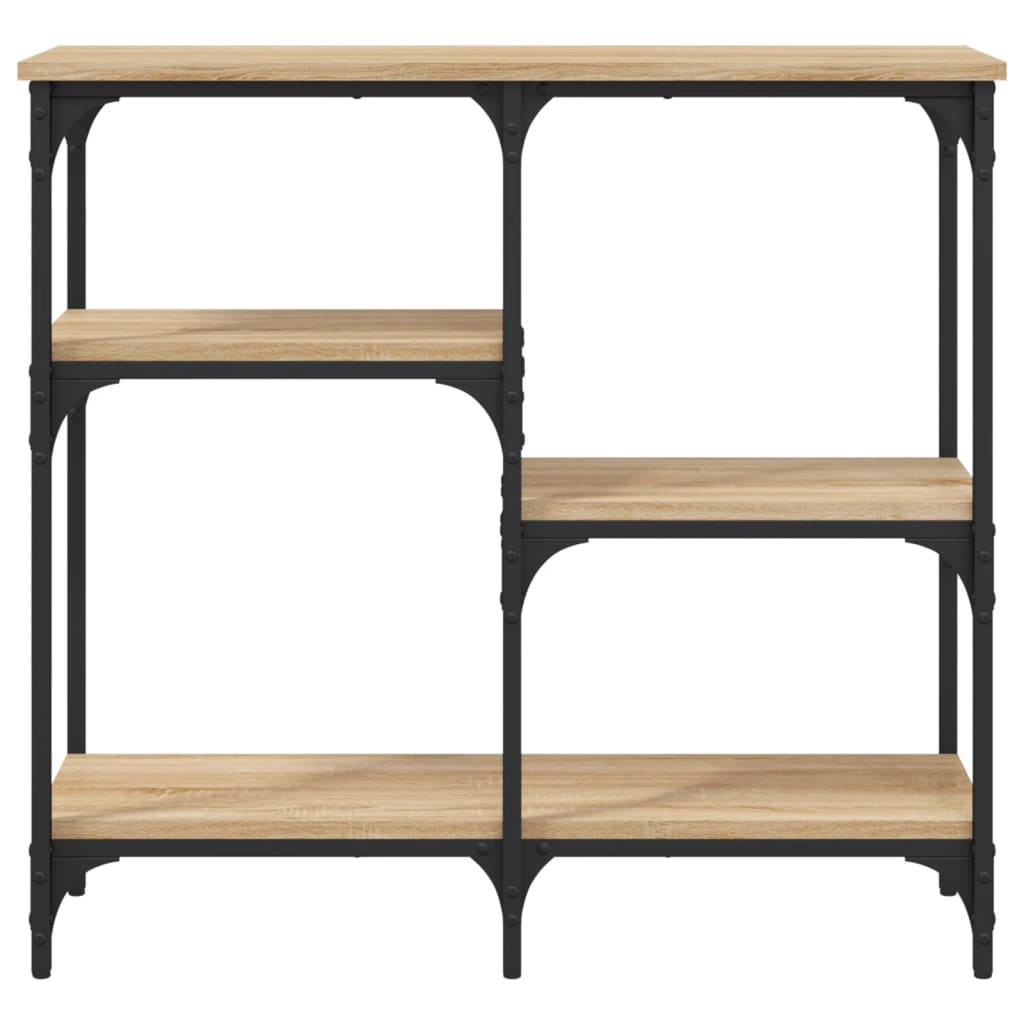 Konsolentisch Sonoma-Eiche 80 x 29 x 75 cm Holzwerkstoff