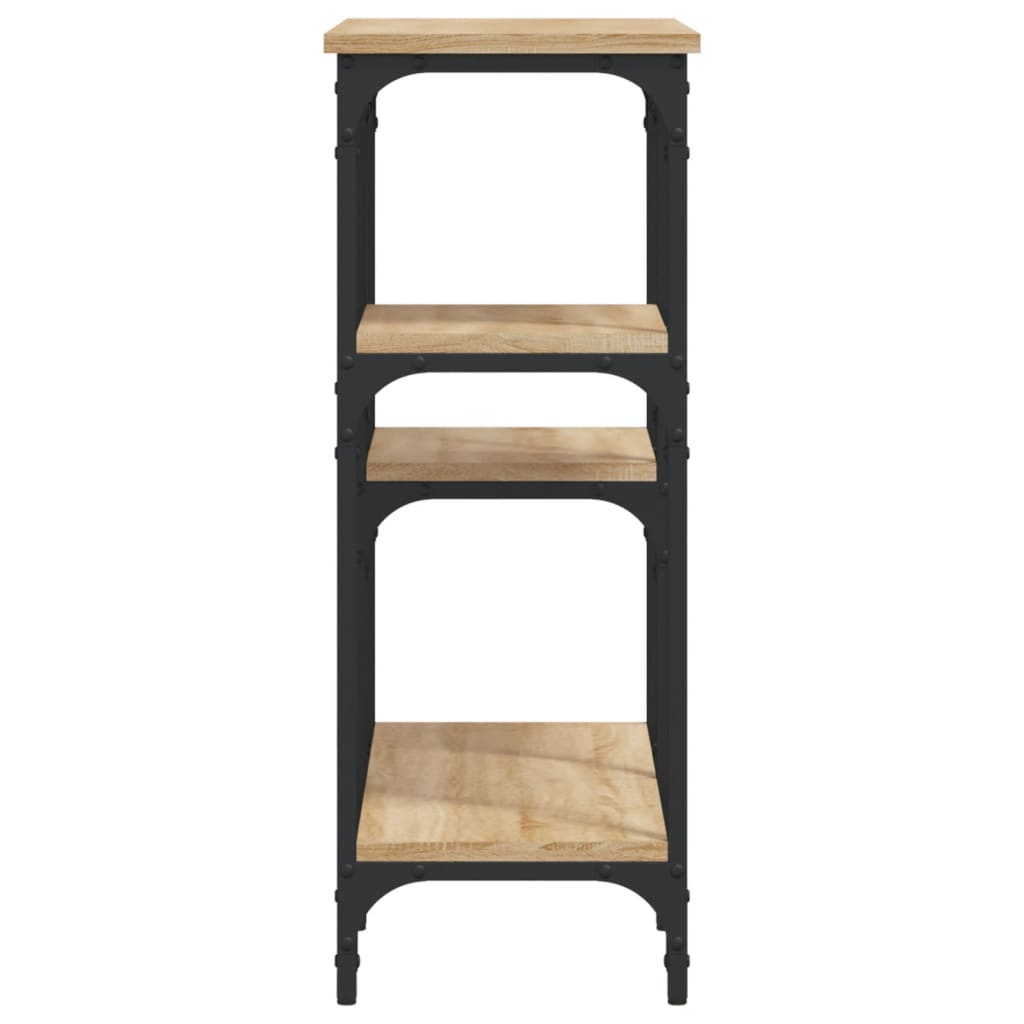 Konsolentisch Sonoma-Eiche 80 x 29 x 75 cm Holzwerkstoff