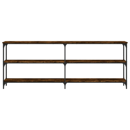 Konsolentisch Räuchereiche 200x29x75 cm Holzwerkstoff