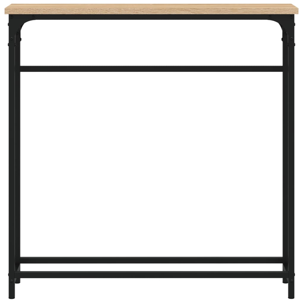Konsolentisch Sonoma-Eiche 75 x 19,5 x 75 cm Holzwerkstoff