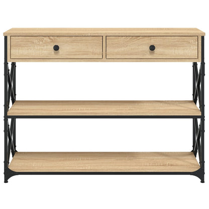 Konsolentisch Sonoma-Eiche 100x28x75 cm Holzwerkstoff