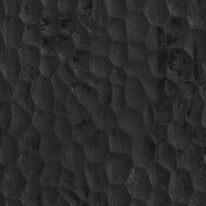 Beistellschrank Schwarz 40x33x75 cm Massivholz Mango