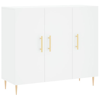Sideboard Weiß 90x34x80 cm Holzwerkstoff