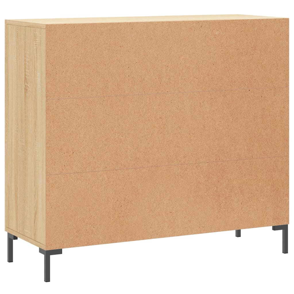 Sideboard Sonoma-Eiche 90x34x80 cm Holzwerkstoff