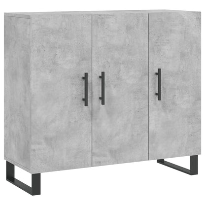 Sideboard Betongrau 90x34x80 cm Holzwerkstoff