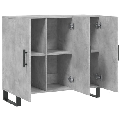 Sideboard Betongrau 90x34x80 cm Holzwerkstoff
