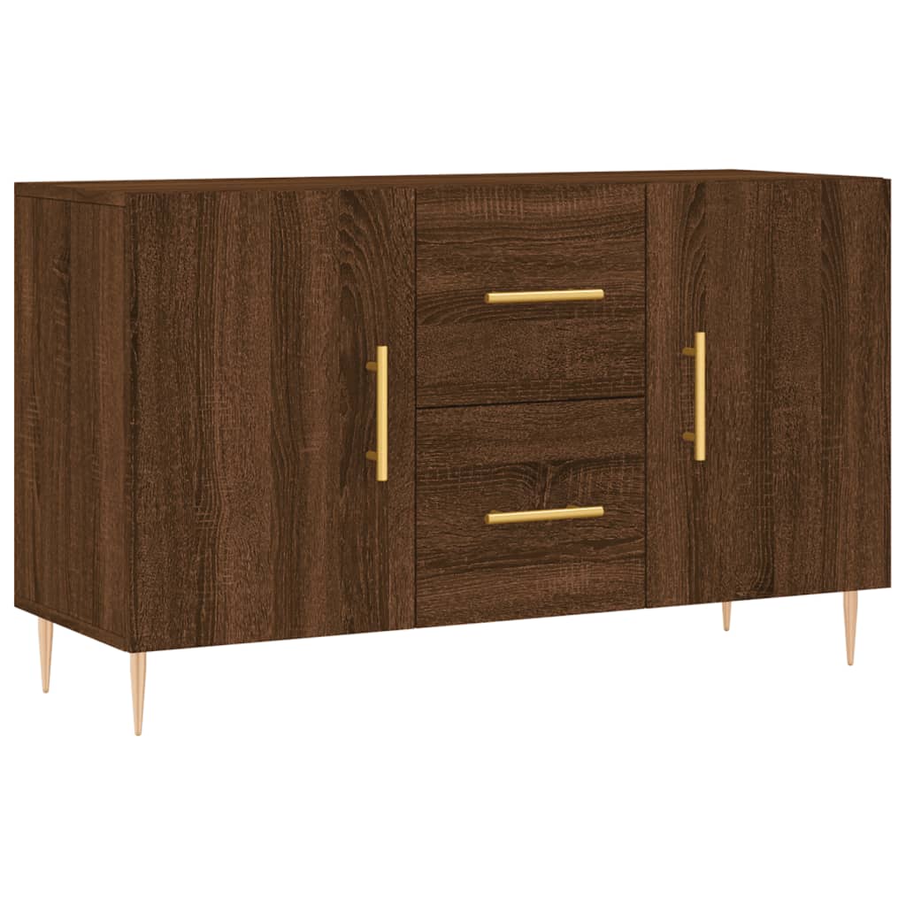 Sideboard Braun Eichen-Optik 100x36x60 cm Holzwerkstoff