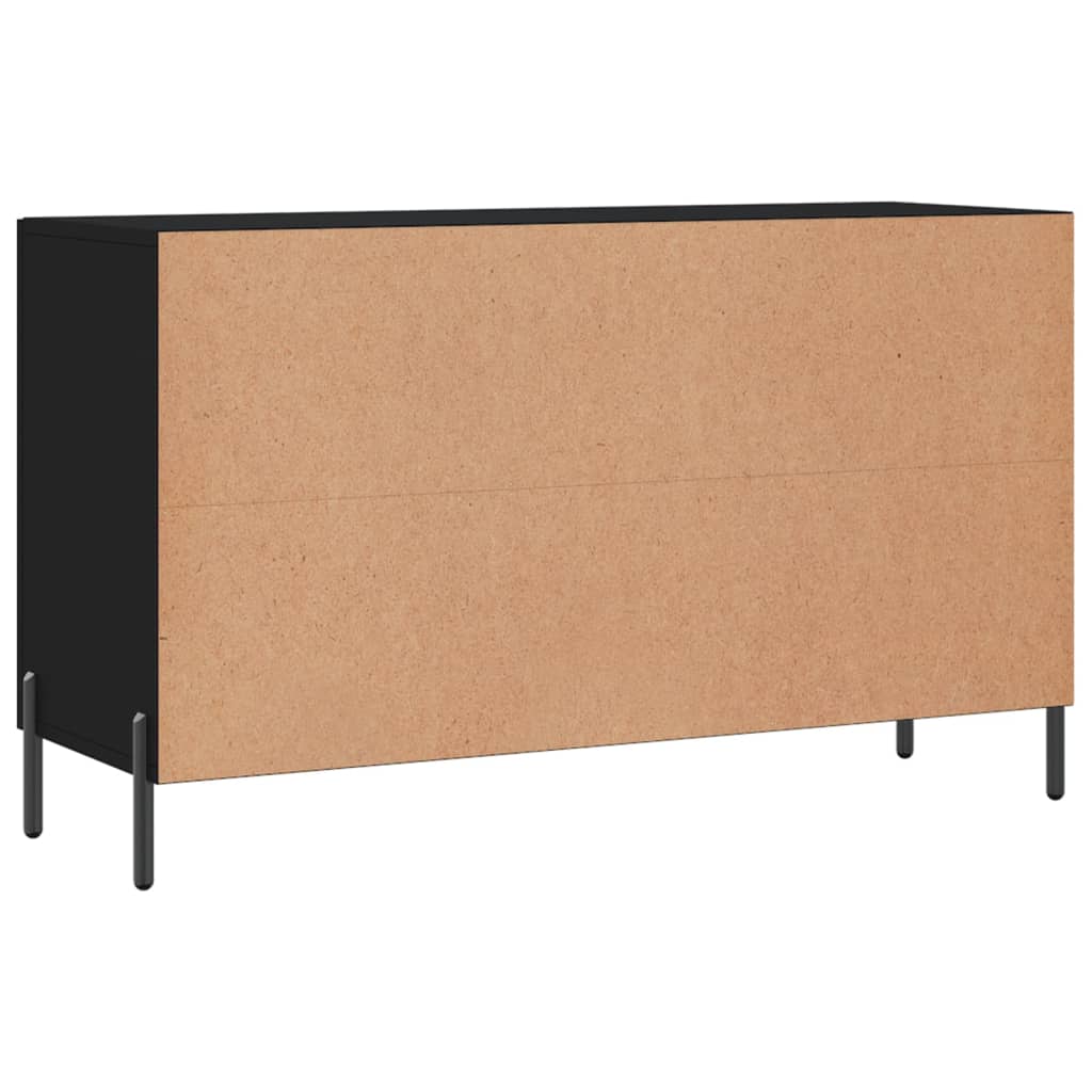 Sideboard Schwarz 100x36x60 cm Holzwerkstoff