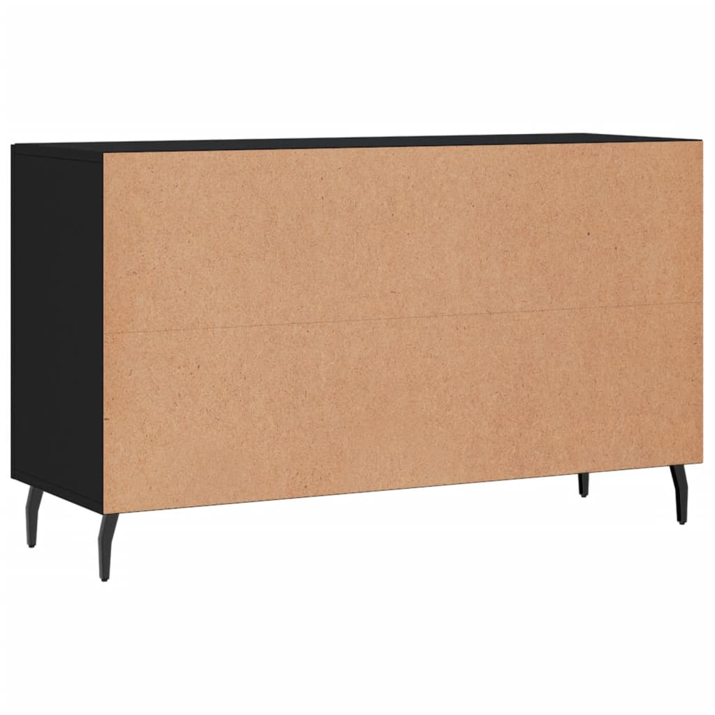 Sideboard Schwarz 100x36x60 cm Holzwerkstoff