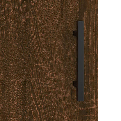 Sideboard Braun Eichen-Optik 100x36x60 cm Holzwerkstoff