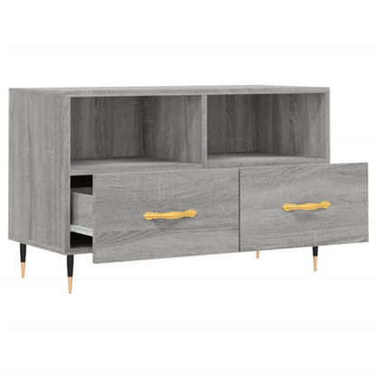 TV-Schrank Grau Sonoma 80x36x50 cm Holzwerkstoff