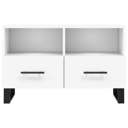 TV-Schrank Weiß 80x36x50 cm Holzwerkstoff