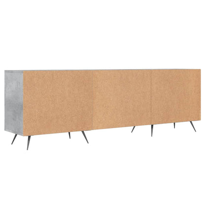 TV-Schrank Betongrau 150x30x50 cm Holzwerkstoff