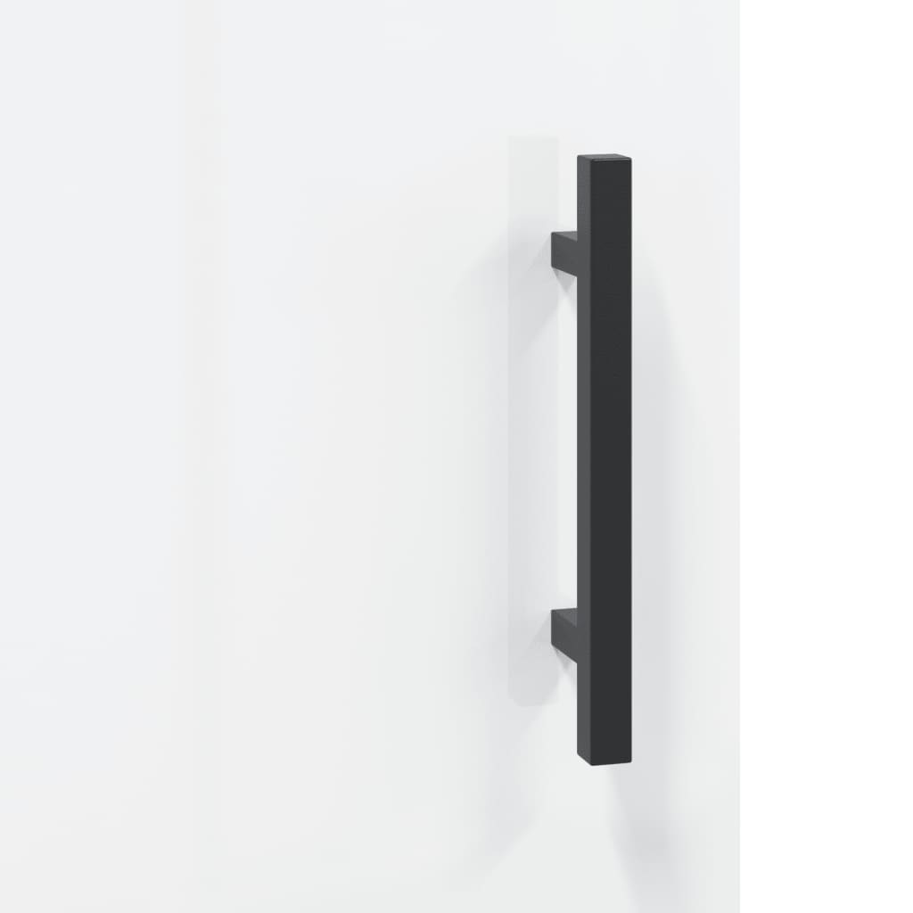 TV-Schrank Hochglanz-Weiß 150x30x50 cm Holzwerkstoff