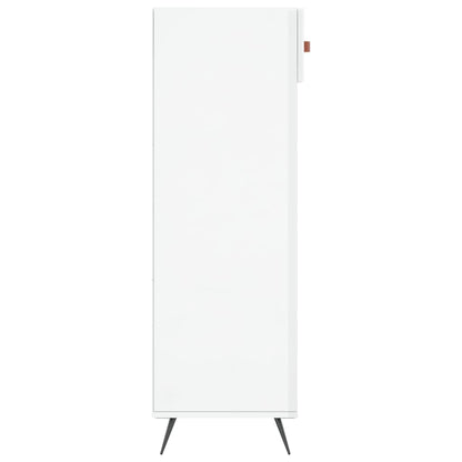 Schuhschrank Hochglanz-Weiß 60x35x105 cm Holzwerkstoff