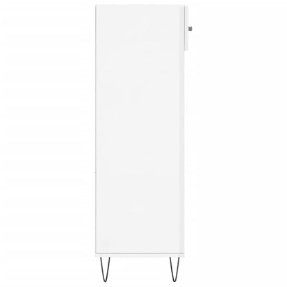 Schuhschrank Hochglanz-Weiß 60x35x105 cm Holzwerkstoff