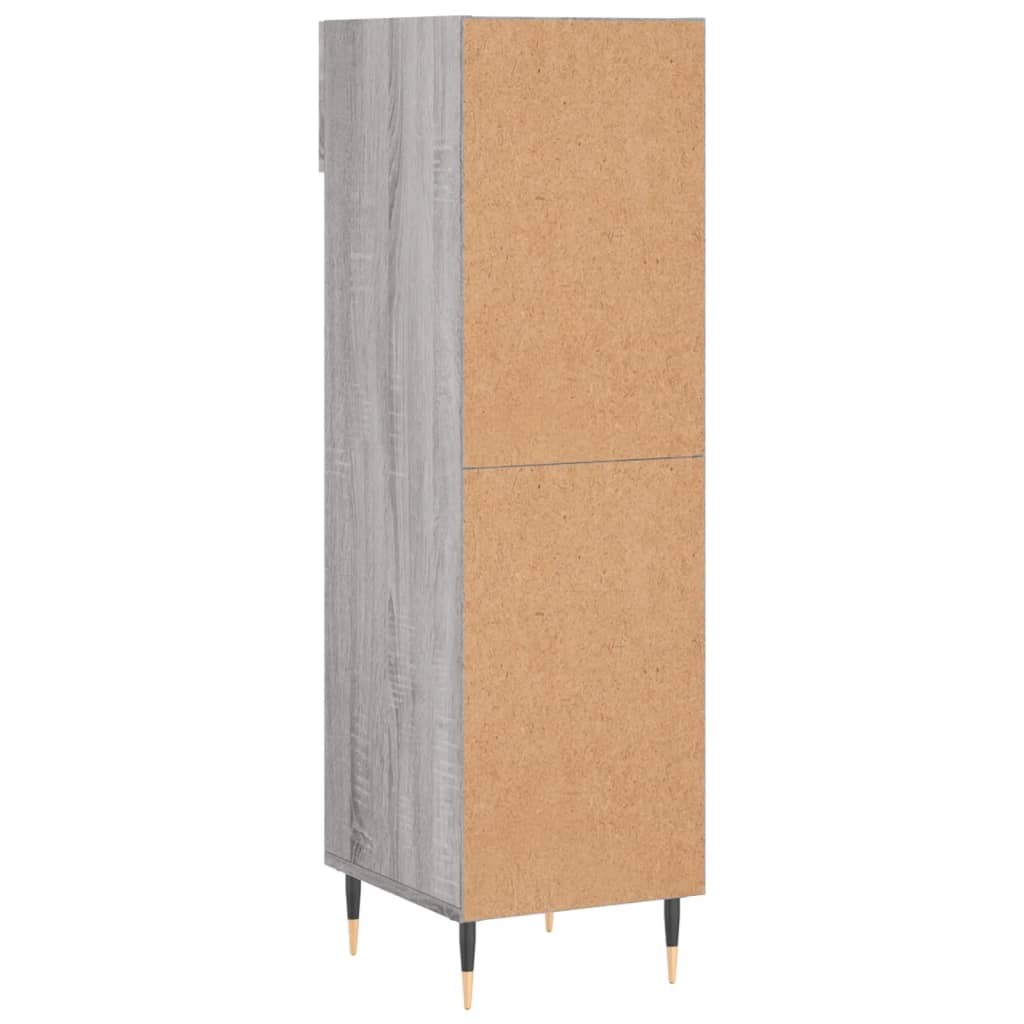 Schuhschrank Grau Sonoma 30x35x105 cm Holzwerkstoff