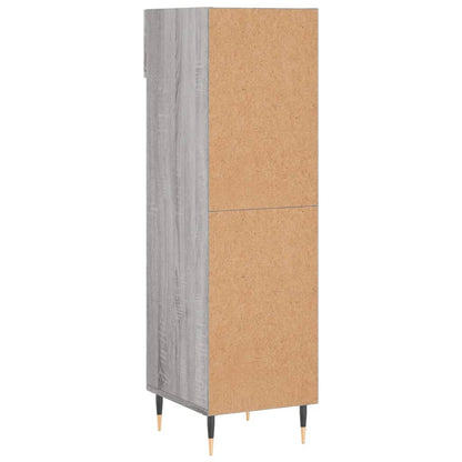 Schuhschrank Grau Sonoma 30x35x105 cm Holzwerkstoff
