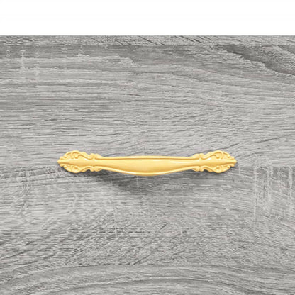 Schuhschrank Grau Sonoma 30x35x105 cm Holzwerkstoff
