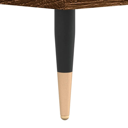 Schuhschrank Braun Eichen-Optik 30x35x105 cm Holzwerkstoff