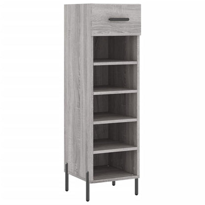 Schuhschrank Grau Sonoma 30x35x105 cm Holzwerkstoff