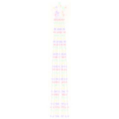 Weihnachtsbaum-Beleuchtung 320 LEDs Mehrfarbig 375 cm
