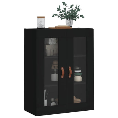 Wandschrank Schwarz 69,5x34x90 cm