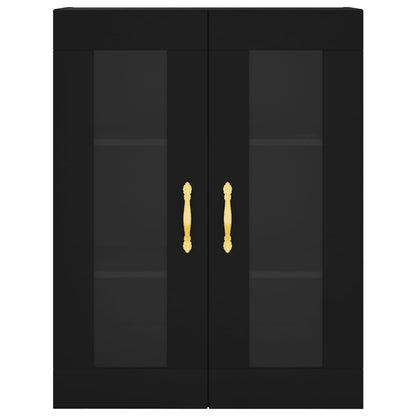 Wandschrank Schwarz 69,5x34x90 cm