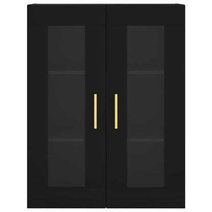 Wandschrank Schwarz 69,5x34x90 cm