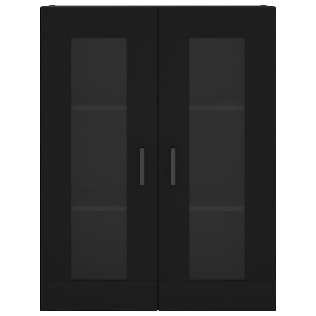 Wandschrank Schwarz 69,5x34x90 cm
